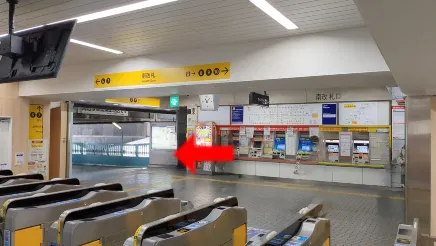 江坂駅からBodysh江坂店までの道順1