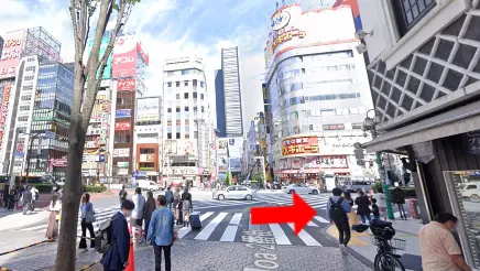 JR新宿駅東口からBodysh新宿本店までの道順3