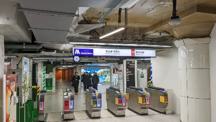 御堂筋線梅田駅から梅田本店までの道順1