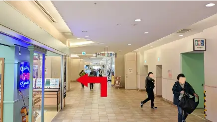 西宮北口駅からアクタ西宮北口店までの道順7