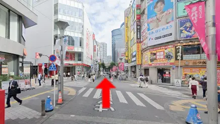 池袋駅からBodysh池袋サンシャイン60通り店までの道順3