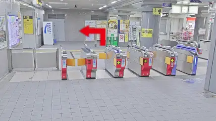 天馬橋駅からの道順1