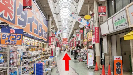 天神橋筋六丁目駅からの道順2