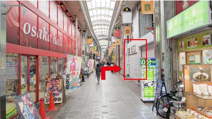 天神橋筋六丁目駅からの道順4